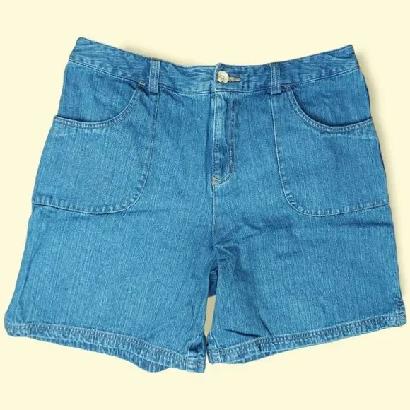 White stag denim shorts cheap